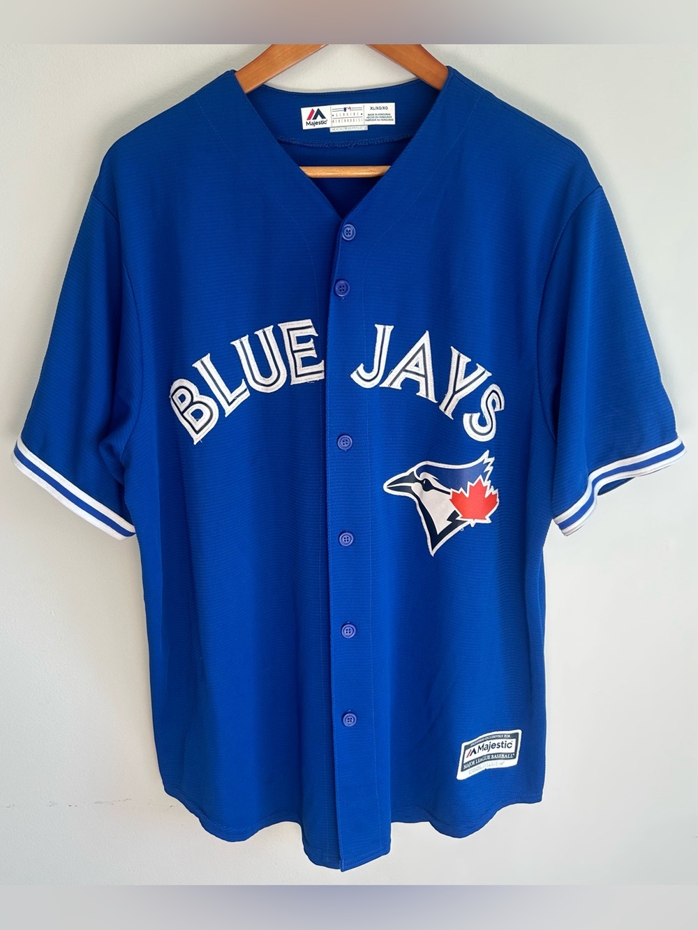 Authentic Majestic Toronto Blue Jays Edwin Encarnacion Baseball Jersey Sz XL #12